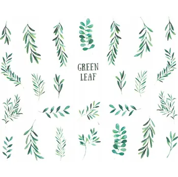 Přípravek na nehty Samolepky na zdobení nehtů Vodní vzory Barevné listy STZ-825