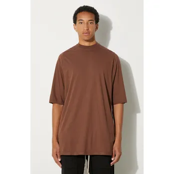 Bavlněné tričko Rick Owens Jumbo T, XL, hnědá, 88X