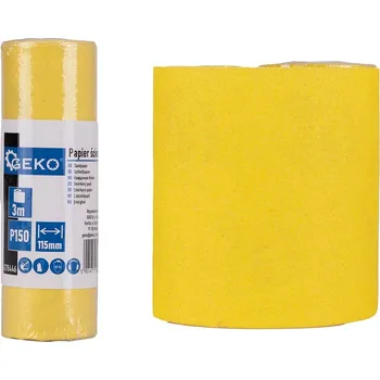 Geko Brusný papír – role 115 mm x 3 m P150 (100)