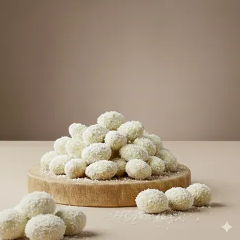 Mandle blanšírované v bílé čokoládě s kokosem BIO 5 kg LES FRUITS DU PARADIS