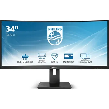 Monitor LED Monitor Philips 346B1C/00 34" (palců) 3440 x 1440 px VA