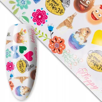 Fólie na přenos nehtů - Velikonoční Č. 11