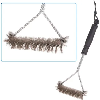 Drátěný kartáč Geko Drátěný kartáč 31x17cm - na čištění grilu (100)