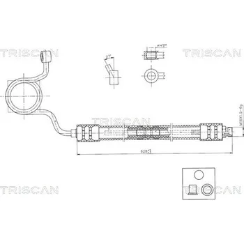 Čep řízení Hydraulická hadice, řízení TRISCAN 8516 29084