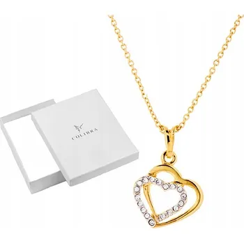 Náhrdelník ZLATÝ NÁHRDELNÍK S KRYSTALY SWAROVSKI COLIBRA