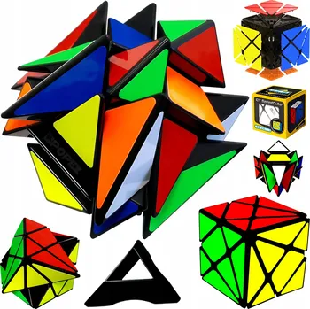 Obraz Logická kostka QiYi Axis 3x3, vícebarevná, plastová