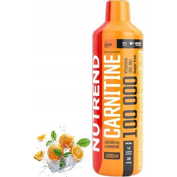 Spalovač tuku Spalovač tuku v tekuté formě Nutrend L-Karnitin pomeranč 1000 ml bez cukru