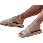 Dámské NAZOUVÁKY na platformě se slaměnou DSTREET ZY0878 - 39