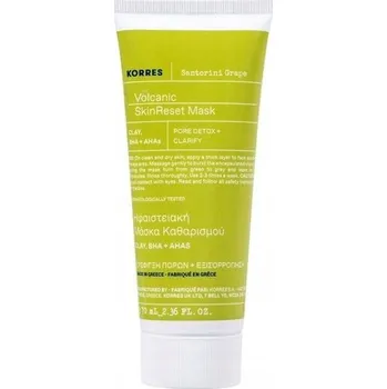 Pleťová maska Korres Čisticí a vyhlazující pleťová maska