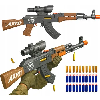 Pistole Puška AK-47 Kalašnikov Odstřelovací Puška Zbraň Hračka Vojenská Kalašnikov
