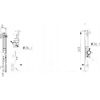 Chladič motoru NRF 59265 Chladič motoru, chlazení motoru