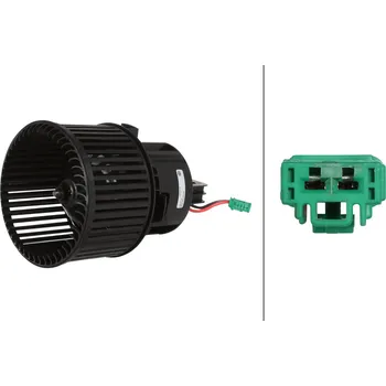 Ventilátor topení a klimatizace vnitřní ventilátor HELLA 8EW 366 400-621