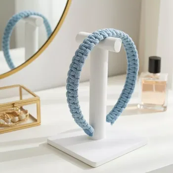 Čelenka Macrame čelenka modrá (doplňek do vlasů)