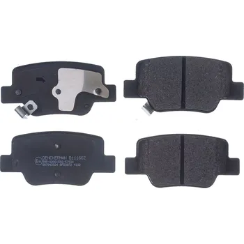 Brzdová destička Sada brzdových destiček, vždy 4 kusy v sadě DENCKERMANN B111662