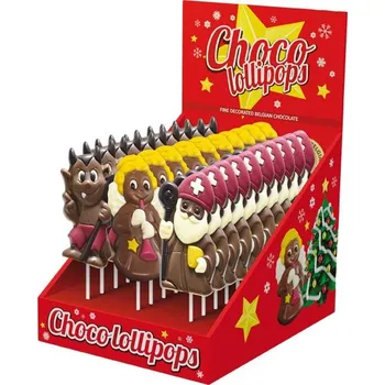 Čokoláda T-SEVERKA Čokoládové lízátko - vánoční motivy