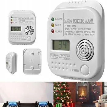 Zabezpečovací technika DETEKTOR OXIDU UHELNATÉHO LCD DETEKTOR CO LCD BEZDRÁTOVÝ HLÁSIČ