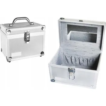 Kosmetická taška Kufřík Eurostil stříbrný