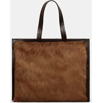 Kabelka Kabelka Andersson Bell Linus Fur, ONE SIZE, hnědá, 88X