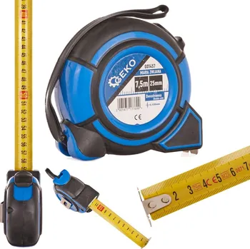 metr Geko Svinovací metr 7,5 m x 25 mm oboustranný (6/60)