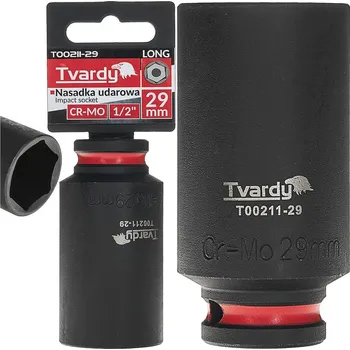 Dílna Geko Dlouhá nástrčná hlavice 1/2" 6-hranná 29 mm CR-MO (6/36)