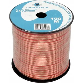 elektrický kabel Reproduktorový kabel Cabletech KAB0354 2 x 0,5 mm2, 1 m