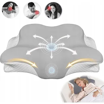 Polštář Polštář Opěrka pro Spaní z Paměťové Pěny 62*41*13/11cm Velký Tlustý