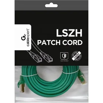 Síťový kabel Gembird PP6A-LSZHCU-G-10M patch kabel RJ45