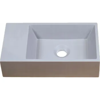 Nástěnné umyvadlo obdélníkové Ideal.X 22 cm šedé