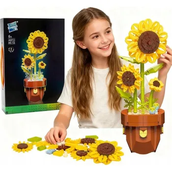 ostatní stavebnice Stavebnice Slunečnice 359 dílů DIY dekorativní sada pro děti i dospělé