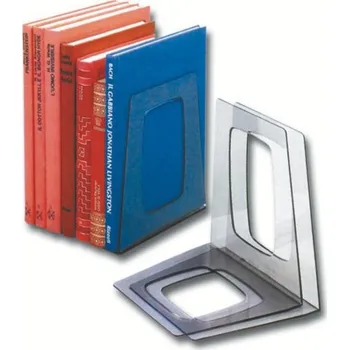 Zarážka na knihu Esselte 15364 podpěrka knih A4 2 ks kouřová