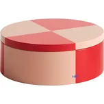 Plechová dóza Tin, Round, Red / Soft pink – HAY
