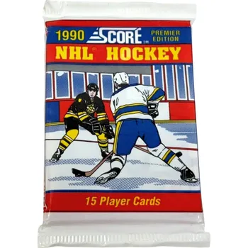 Sběratelská karetní hra 1990-91 Score NHL Hockey Premier Edition Balíček