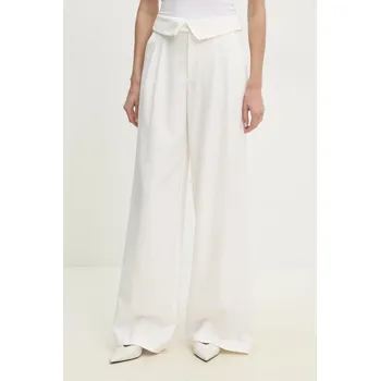 Dámské kalhoty Kalhoty Answear.LAB P2557.fos bílá 00X, vel. XL