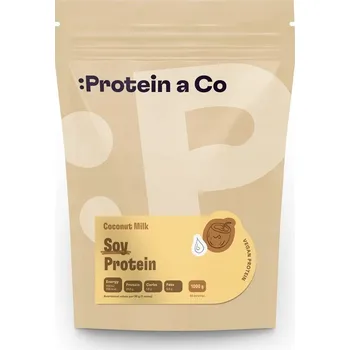 Protein Sójový protein - ochucený 1 kg, PŘÍCHUŤ: Coconut milk