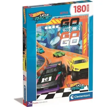 Puzzle Clementoni Puzzle Super Hot Wheels 180 dílků