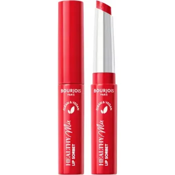 Rtěnka Bourjois Healthy Mix Clean Lip Sorbet veganská hydratační rtěnka 02 Red Freshing 7.4g