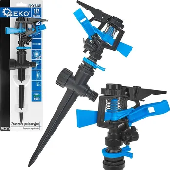 Pěstitelství Geko Pulzní otočný regulovatelný zavlažovač SKY-LINE (48)