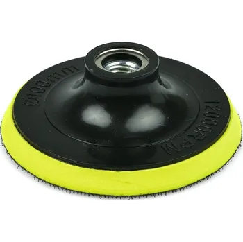 Příslušenství k brusce Geko Lešticí kotouč na suchý zip 100 mm M14 (10/100)