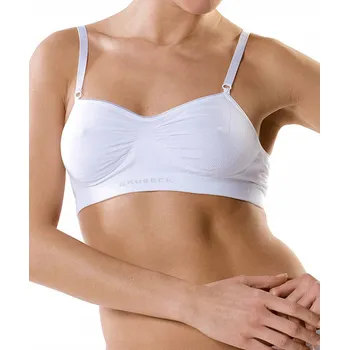 Podprsenka Dámská bavlněná podprsenka Brubeck COTTON bílá 80B