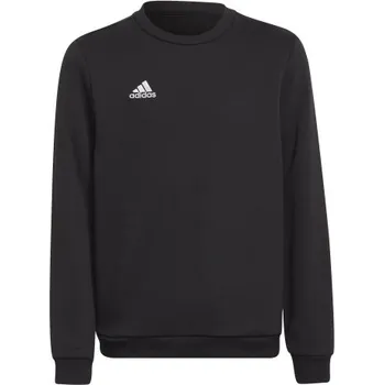 Chlapecká mikina Adidas dětská mikina bavlna černá, velikost 140