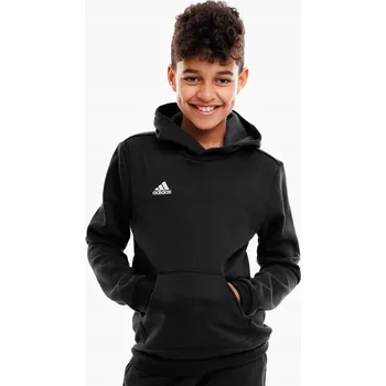 Chlapecká mikina Dětská mikina bavlna Adidas černá, velikost 116