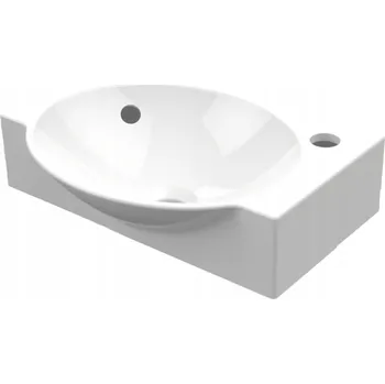 Umyvadlo Umyvadlo nástěnné oválné Ideal.X Smooth 29 cm bílé