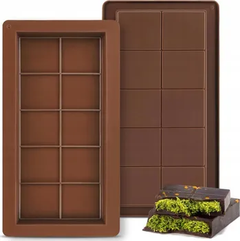 Nádoba na pečení Forma na čokoládu MPLCo silikonová 13,5x25 cm, vhodná do myčky nádobí