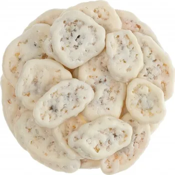 Sušené ovoce Banán chips v jogurtové polevě Množství: 500 g