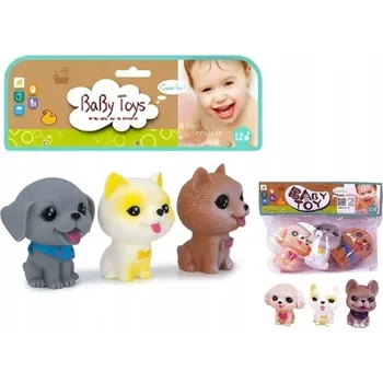 Hračka pro psa Pískací PÍSKACÍ HRAČKY PEJSCI DO KOUPELE Měkké, Gumové, Barevné