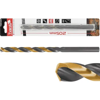 Příslušenství k nářadí Geko Černozlaté prodlužovací vrták do kovu HSS M2 12,0 mm (1/25/100)