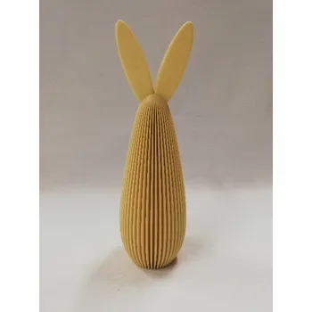 Velikonoční dekorace Velikonoční dekorace - výtisk 3D - 18 x 5 cm - ušaté vejce úzké - tělové