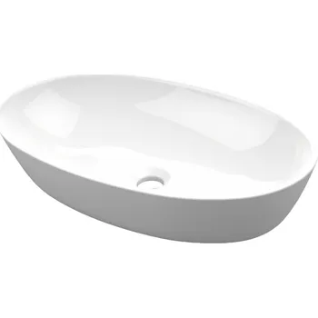 Umyvadlo na desku oválné Ideal.X Nordic 35 cm bílé