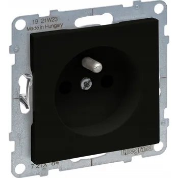 Elektrická zásuvka Černá nástěnná Elektrická Zásuvka Legrand