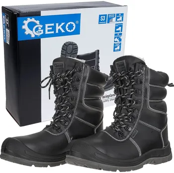 Geko Zimní pracovní ochranná obuv s izolací S3 SR FO – velikost 45 (10)